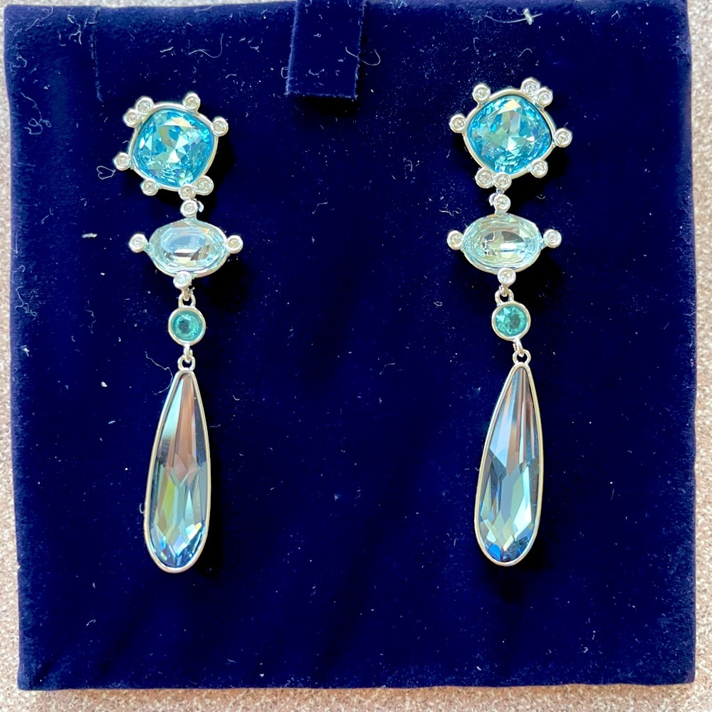Swarovski Blue Earrings